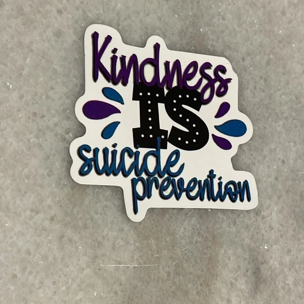 Encouraging Words stickers mental health positive word affirmations 5pcs NEW